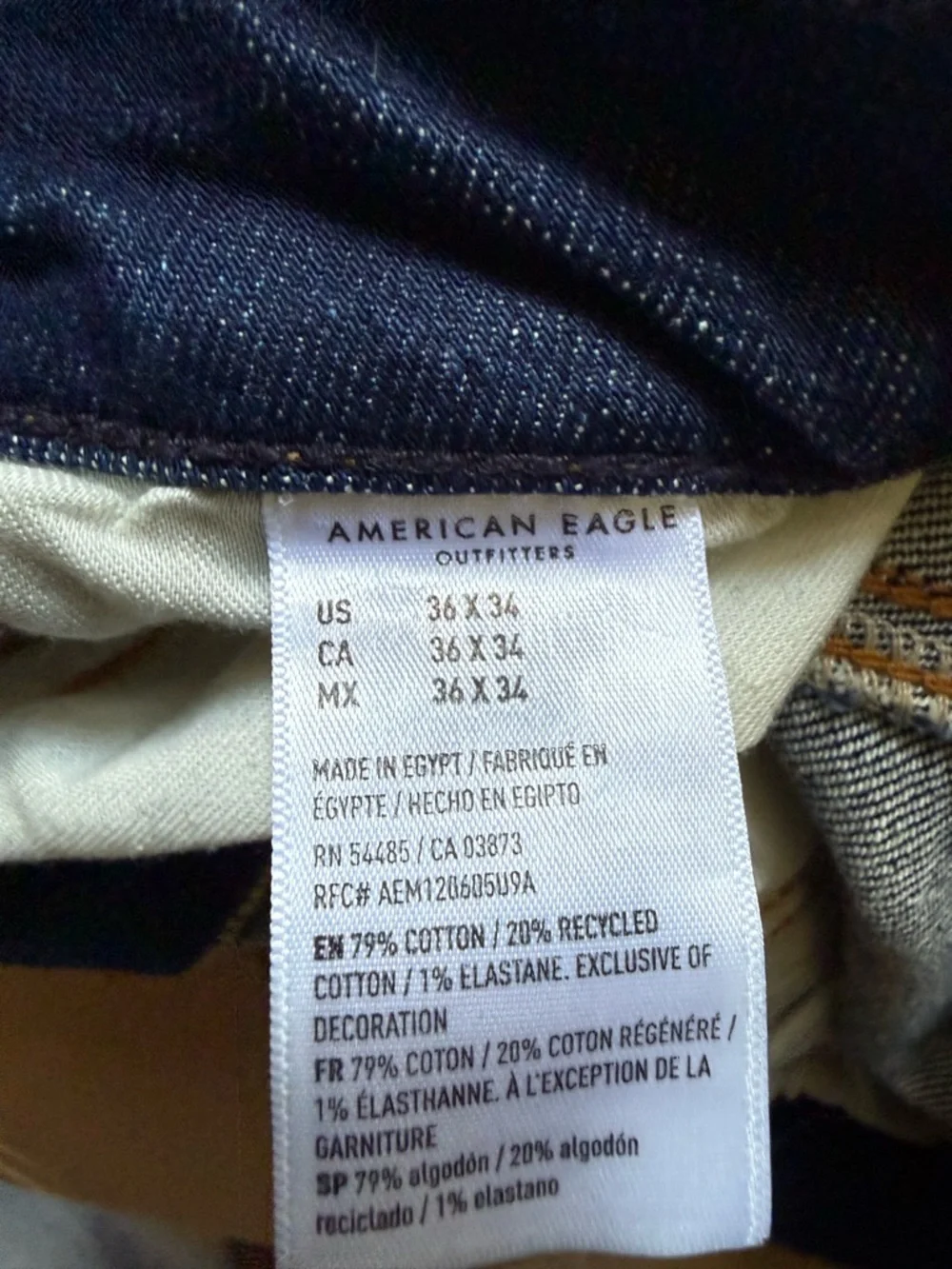 American Eagle Outfitters Men’s 36x34 Original Straight Jeans Men's Regular